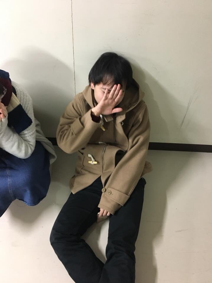#いつも気にかけて声をかけてくださる神奈川大学のかえるさんこと吉井さんにR3後にとっていただいた写真。写真は事務所NGなんで顔は隠れています。